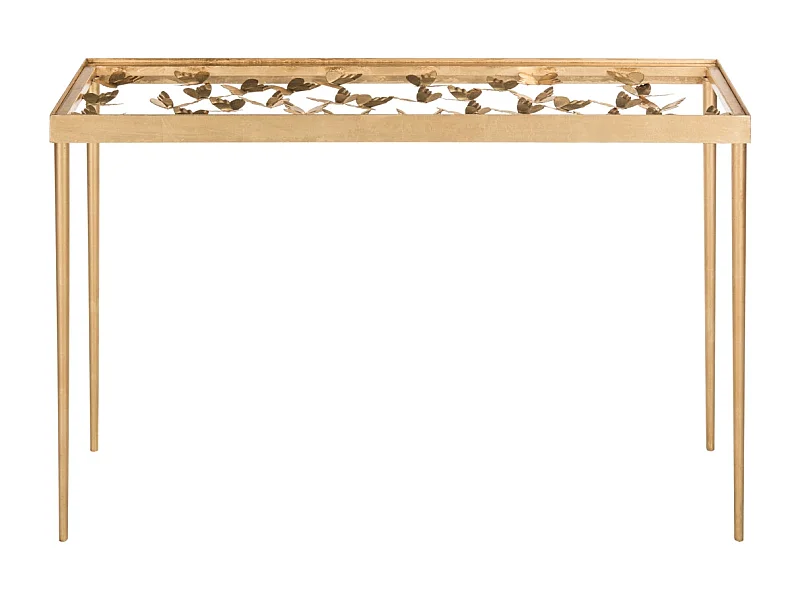 Console Or/Transparent 107 x 30 x 76 - Vassie