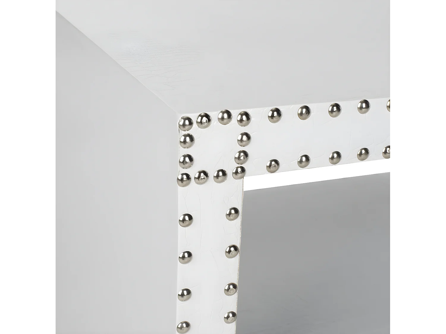 Table d'appoint Blanc 40 X 60 X 59.94 cm - Sibbie