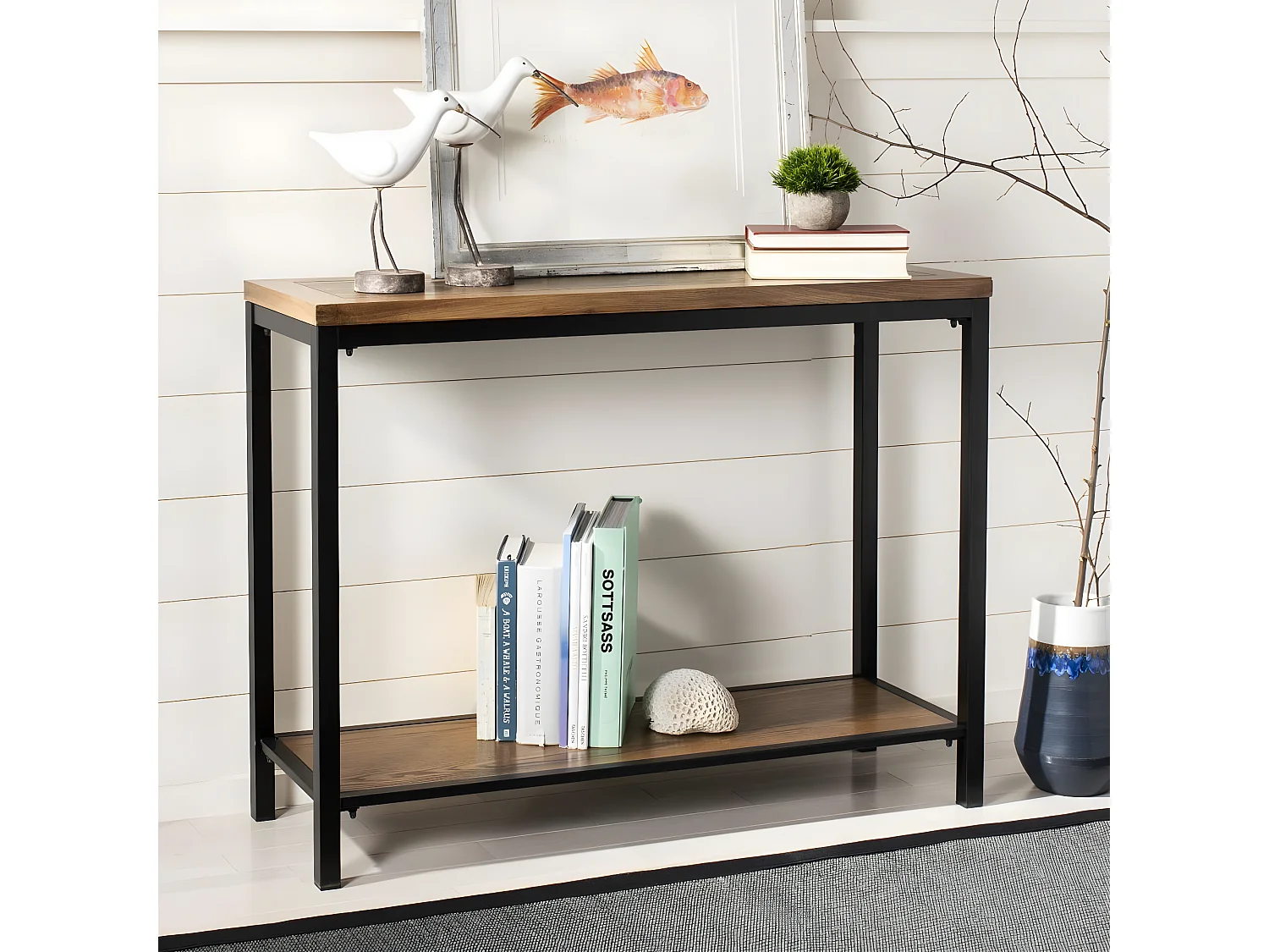 Table d'appoint Chêne 36 X 105 X 80.51 cm - Vincenza