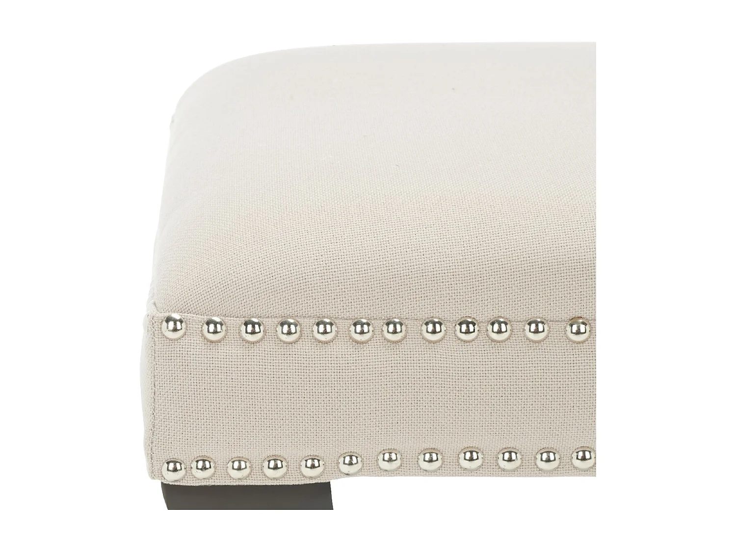 Banc & Ottomane Beige 44 X 44 X 50.54 cm - Kathy