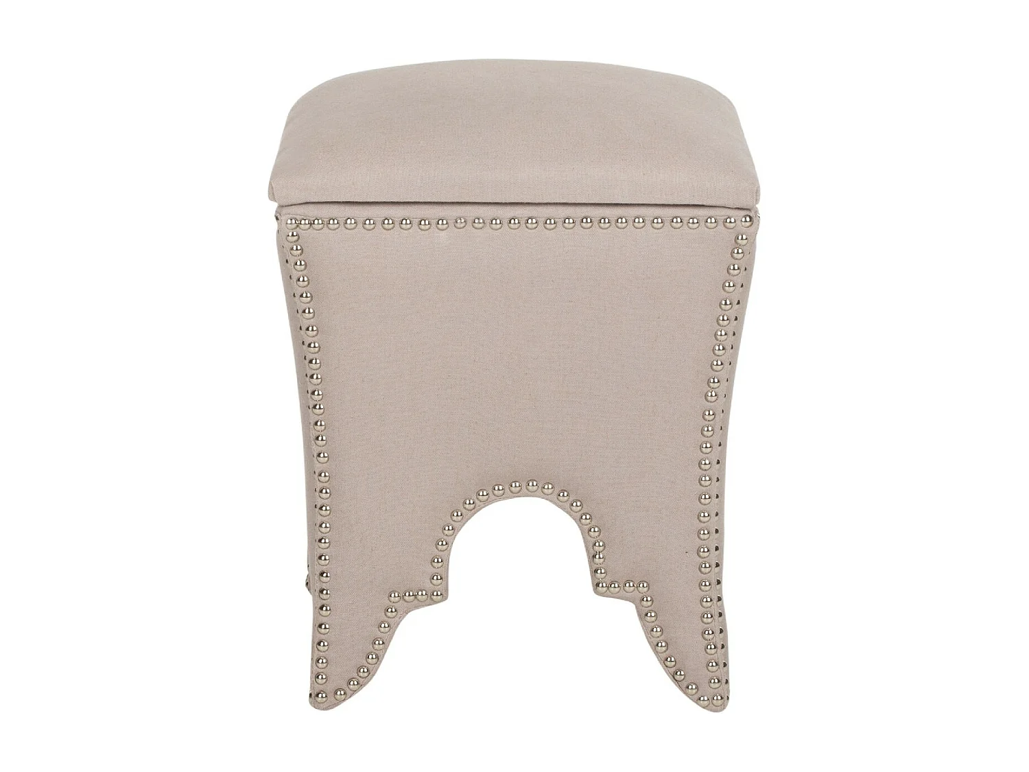 Banc & Ottomane Taupe 40 X 40 X 53.59 cm - Paulette