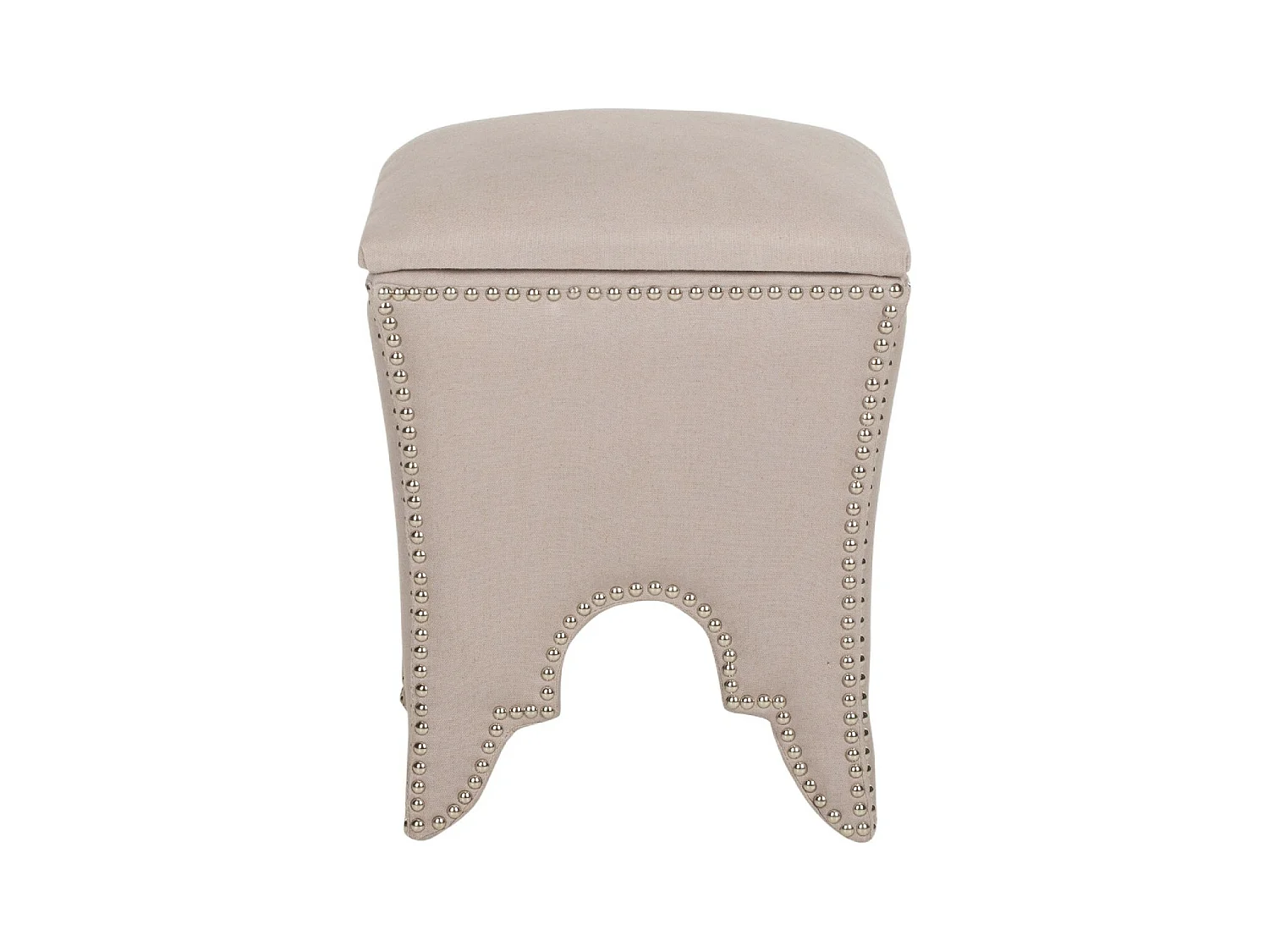 Banc & Ottomane Taupe 40 X 40 X 53.59 cm - Paulette