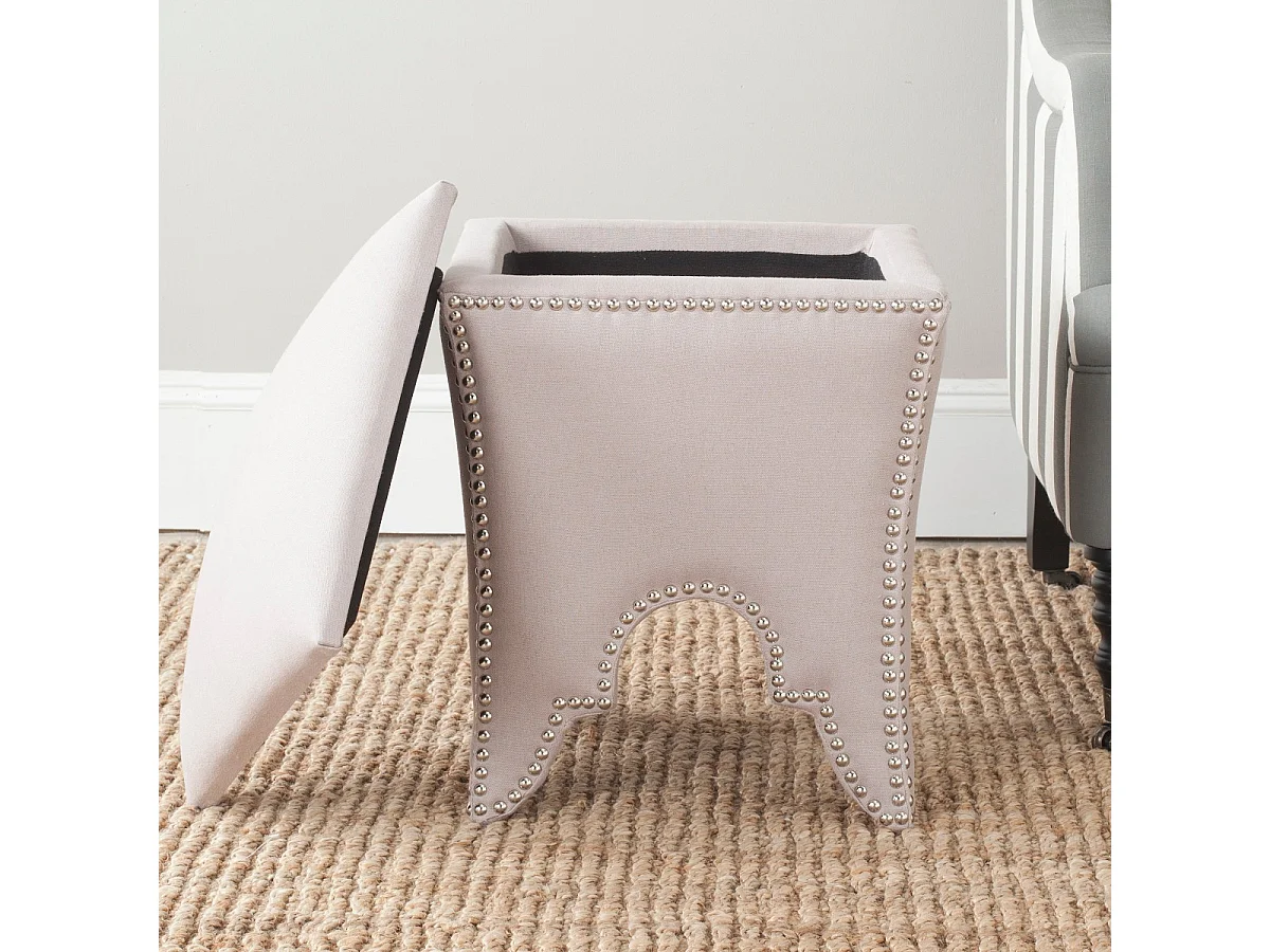 Banc & Ottomane Taupe 40 X 40 X 53.59 cm - Paulette