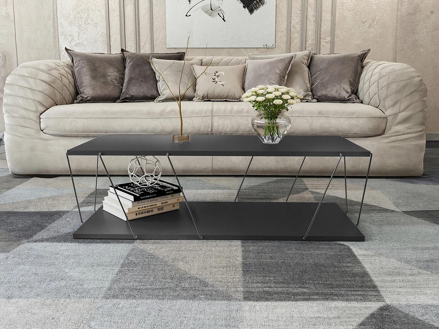 Table basse - Anthracite - DELORY