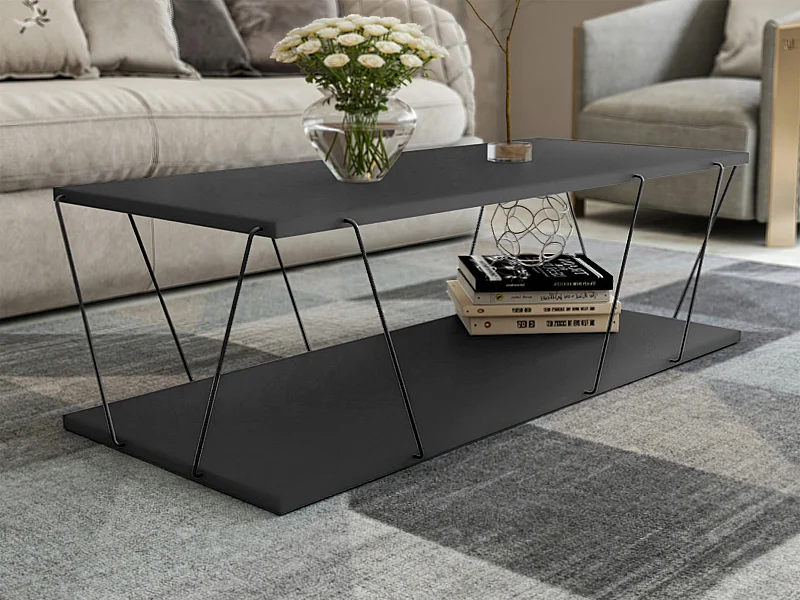 Table basse - Anthracite - DELORY