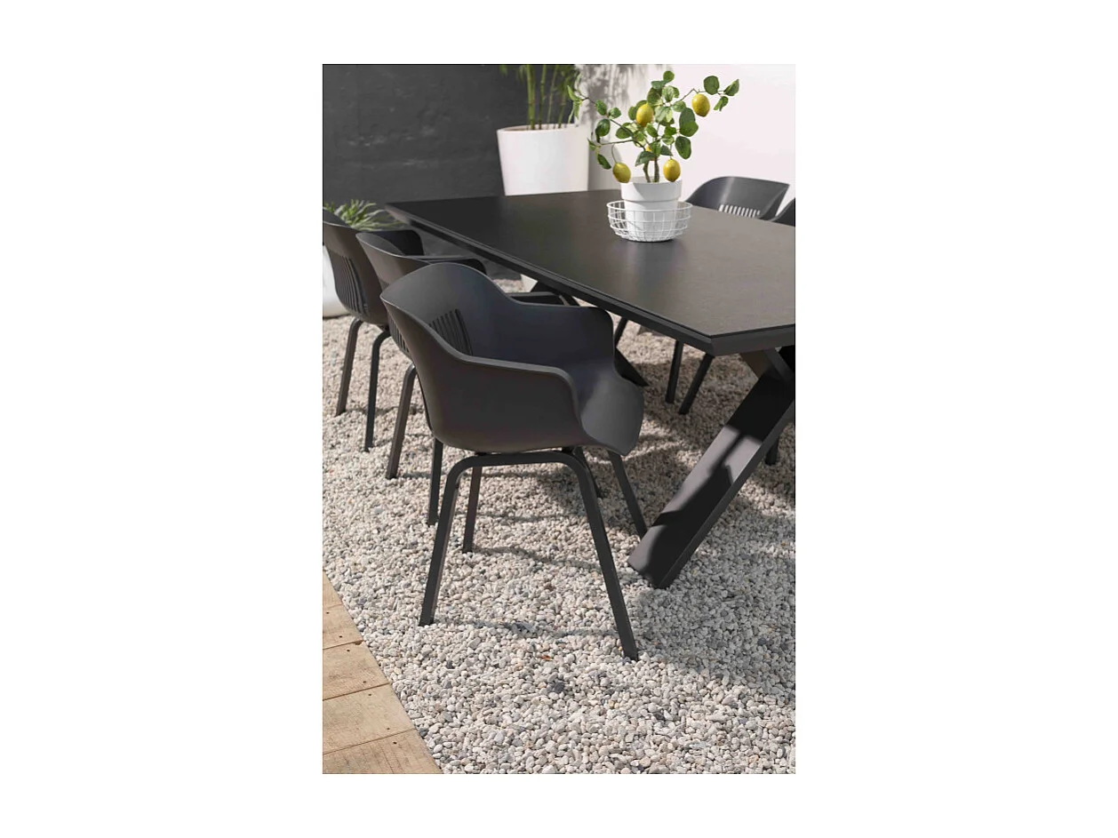 Set di 2 sedie JILL Element Armchair HARTMAN – Nero