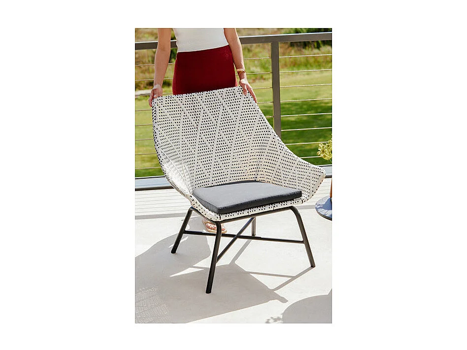 Poltrona DELPHINE Lounge HARTMAN - Diamond Wicker