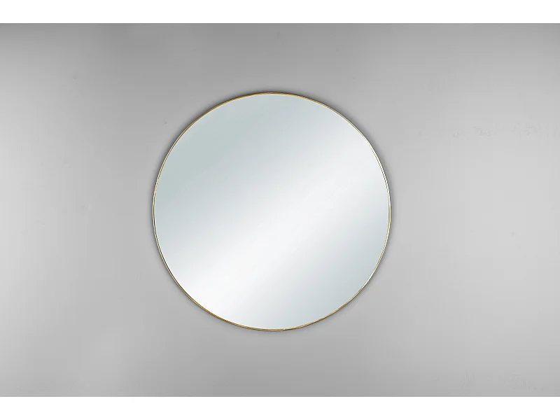 Mila - Miroir - Doré - Ø 50cm