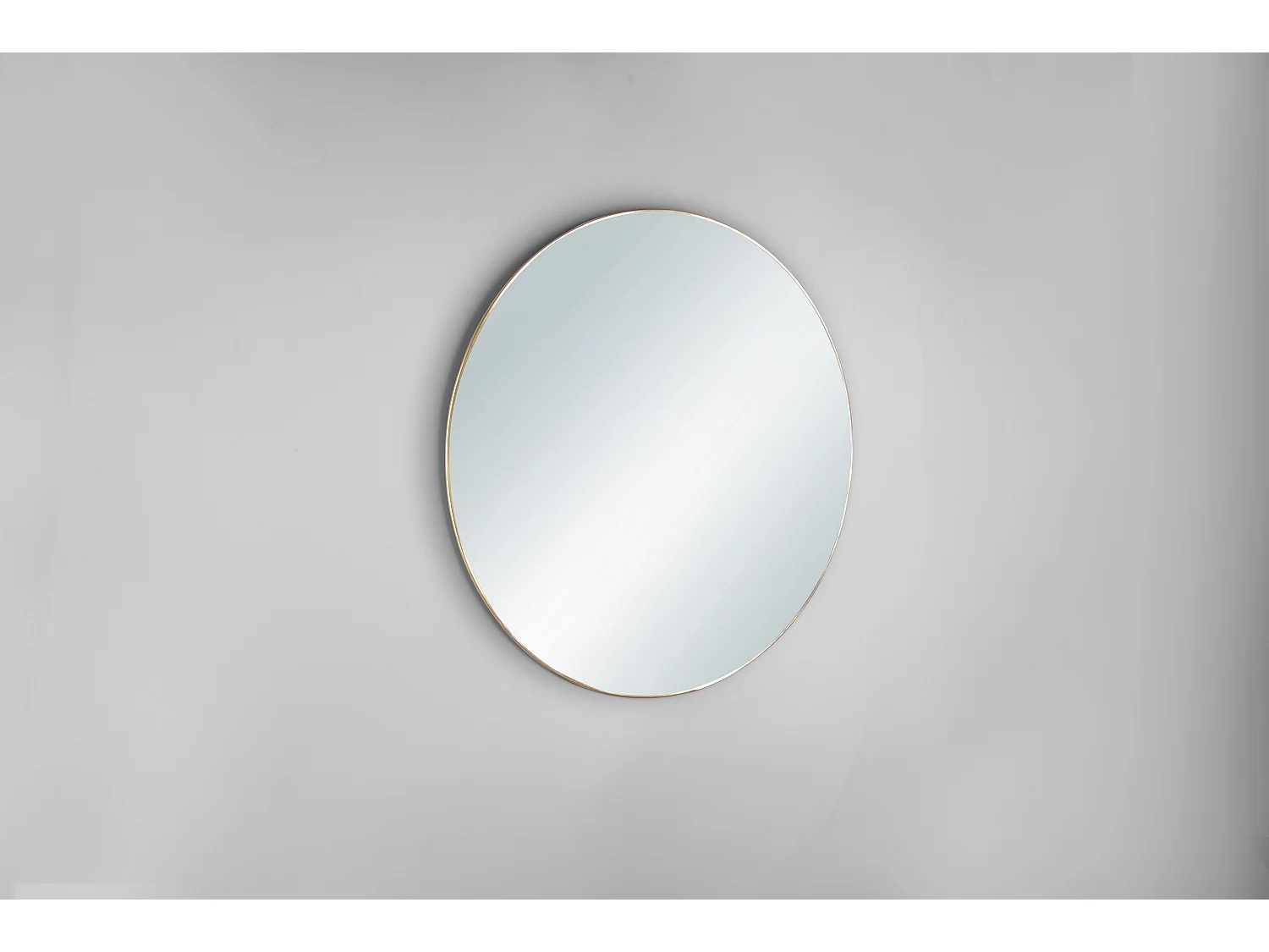 Mila - Miroir - Doré - Ø 50cm