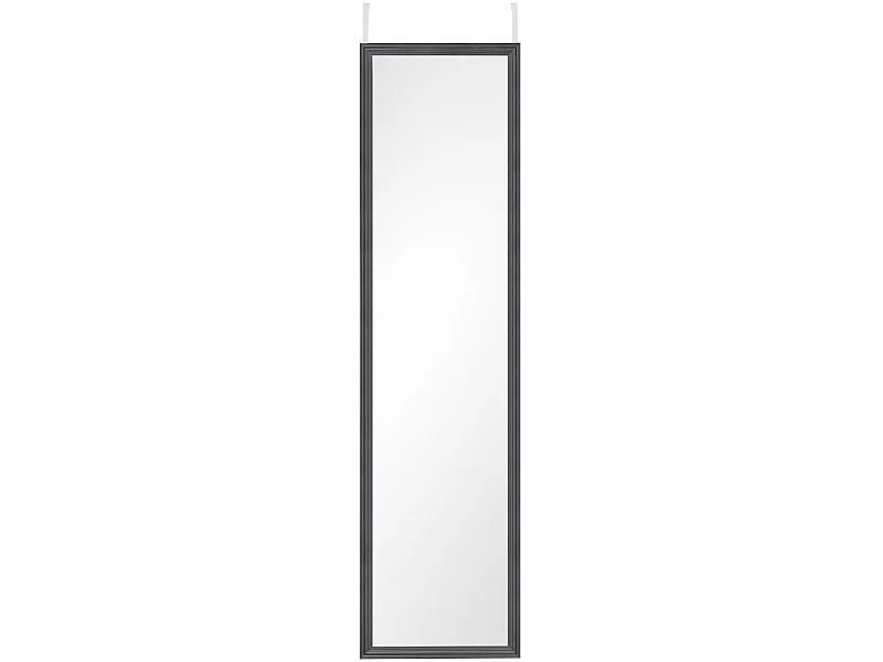 Ria - Miroir pour porte - Noir - 30x120cm