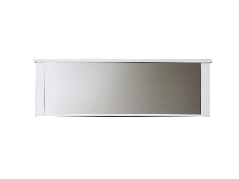 Miroir mural avec tablette mélaminé. L/H/P 197 / 63 / 18