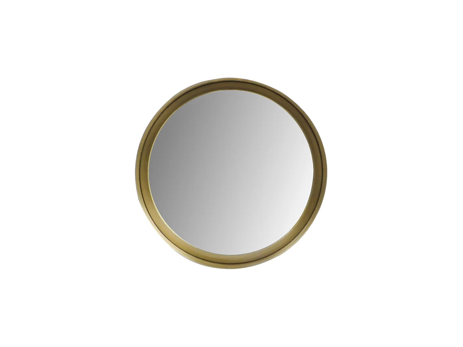 Miroir mural rond moyen - Antique or 30*5*30