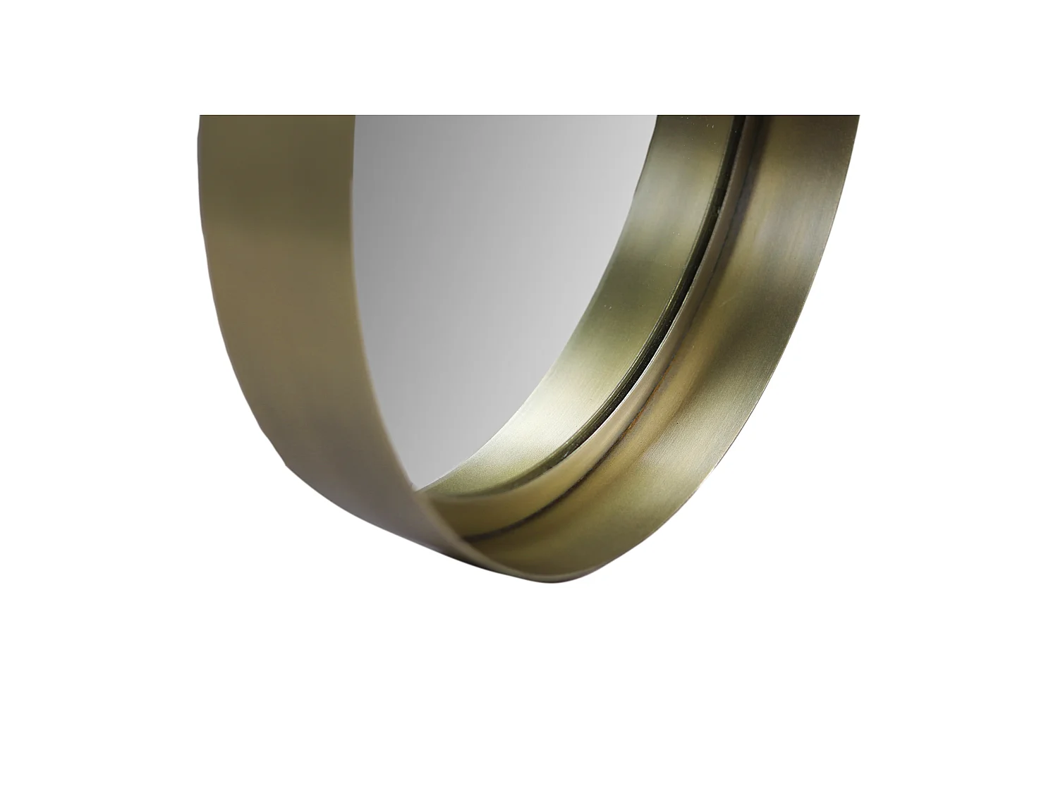 Miroir mural rond moyen - Antique or 30*5*30