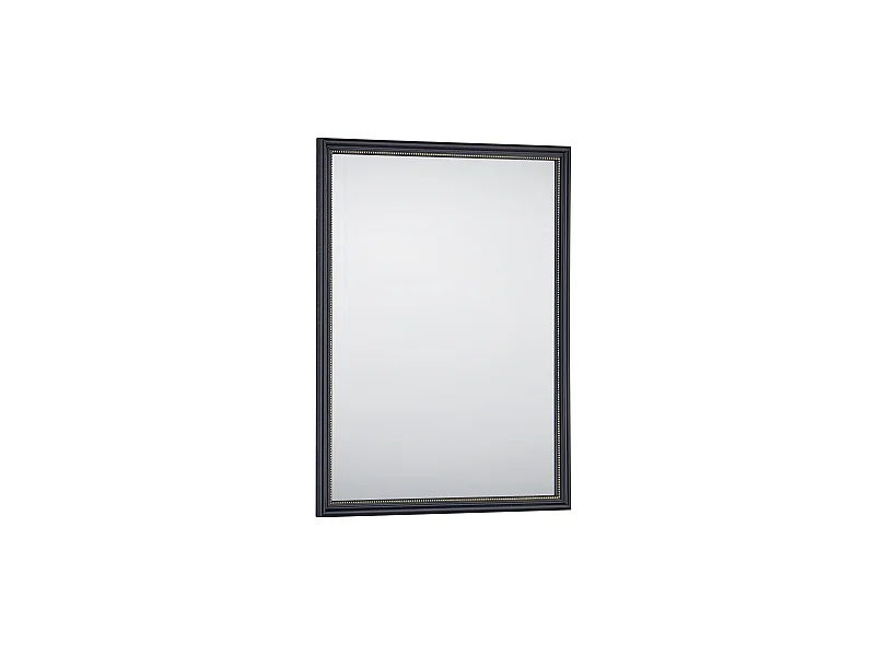 Elenor - Miroir avec cadre - Noir/Or - 34x45cm