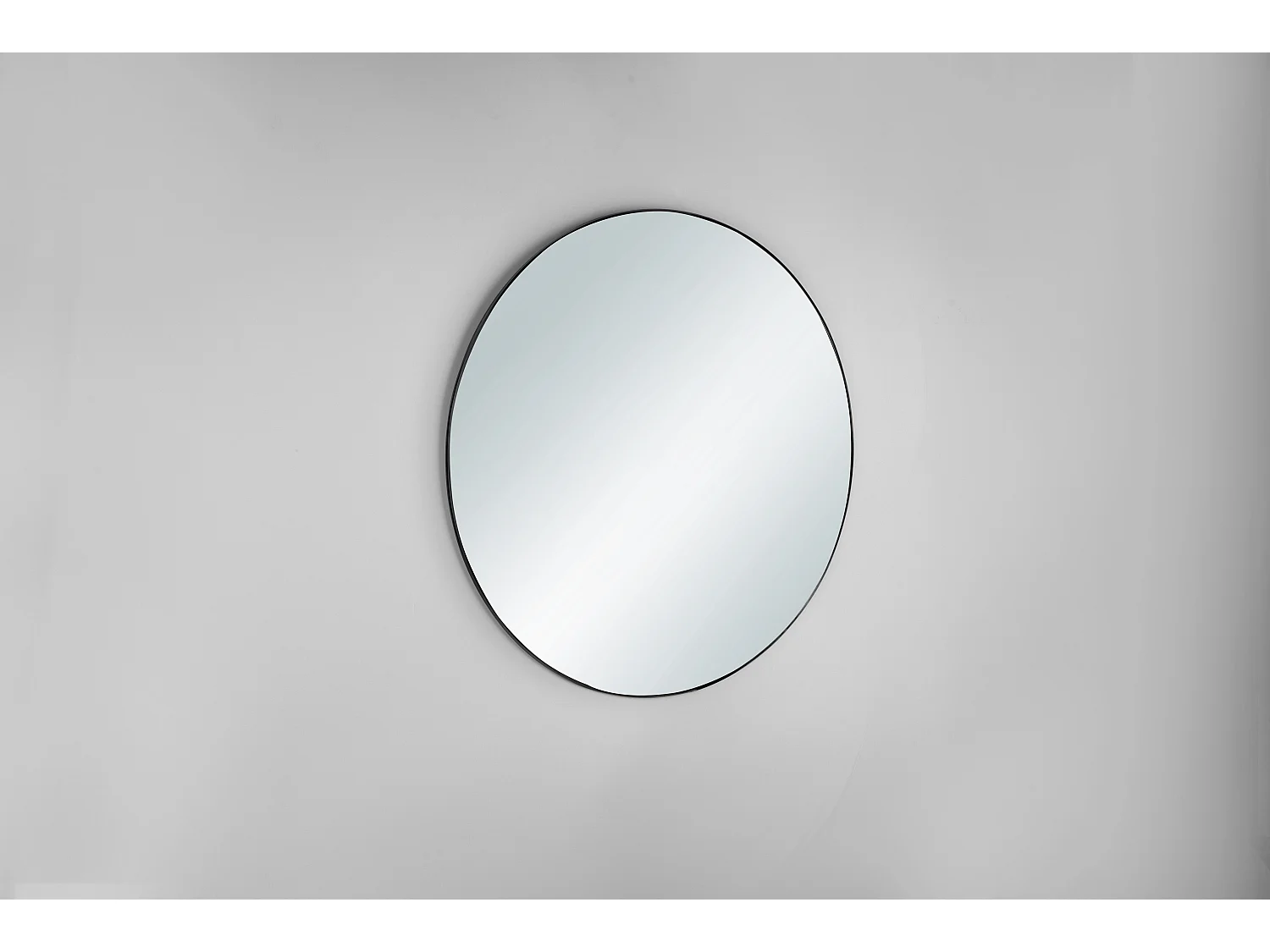 Mila - Miroir - Noir - Ø 50cm