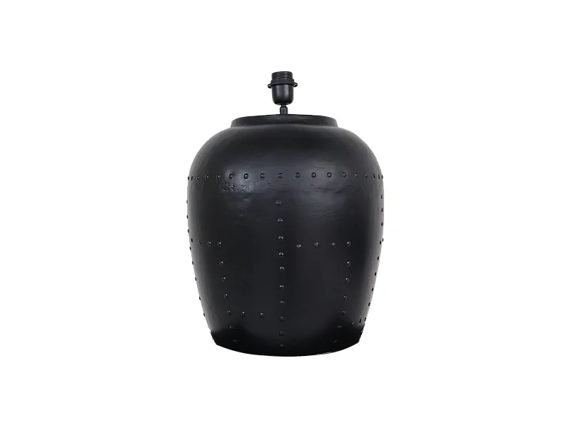 Lampe de table grande avec clous - Noir 36*36*50
