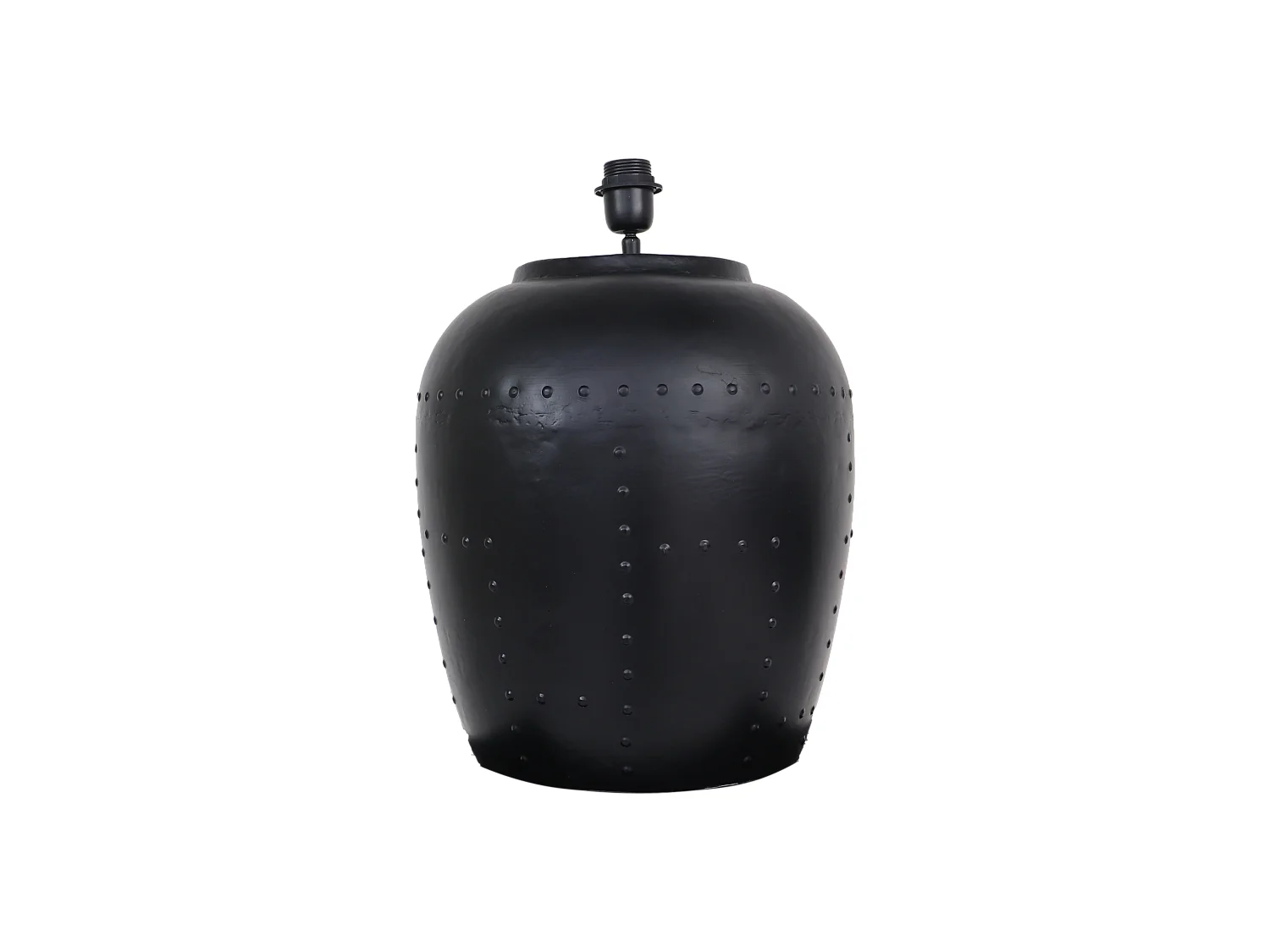 Lampe de table grande avec clous - Noir 36*36*50