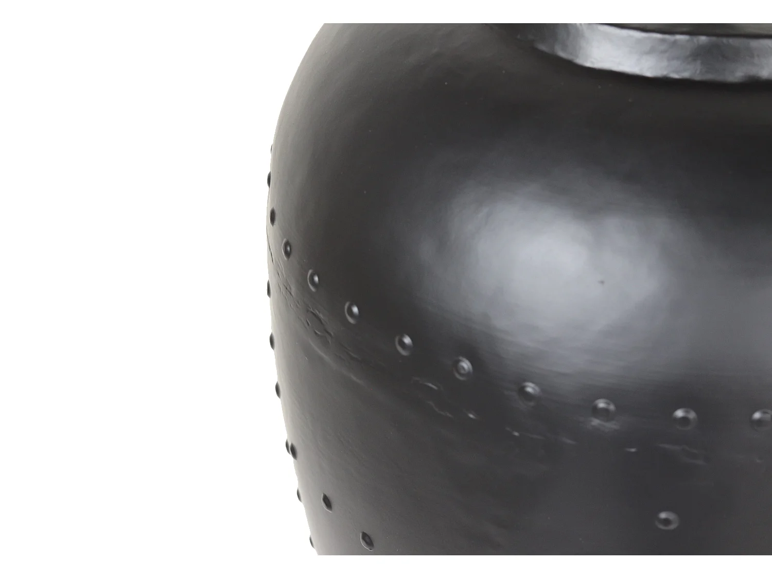 Lampe de table grande avec clous - Noir 36*36*50