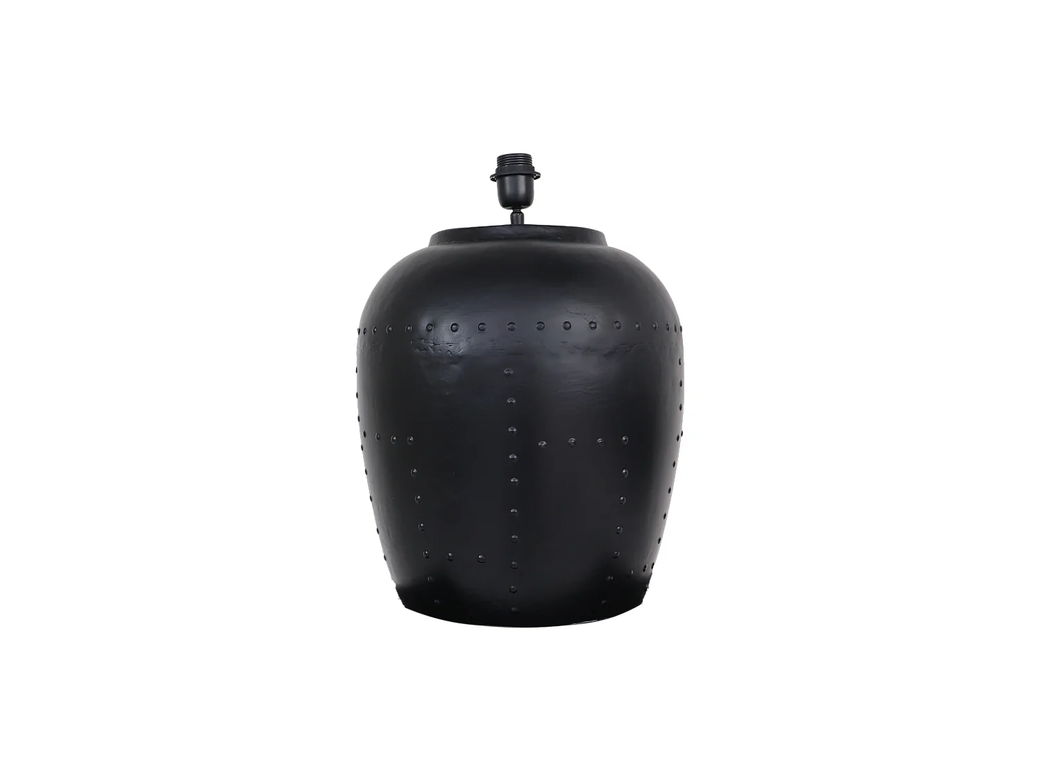 Lampe de table grande avec clous - Noir 36*36*50