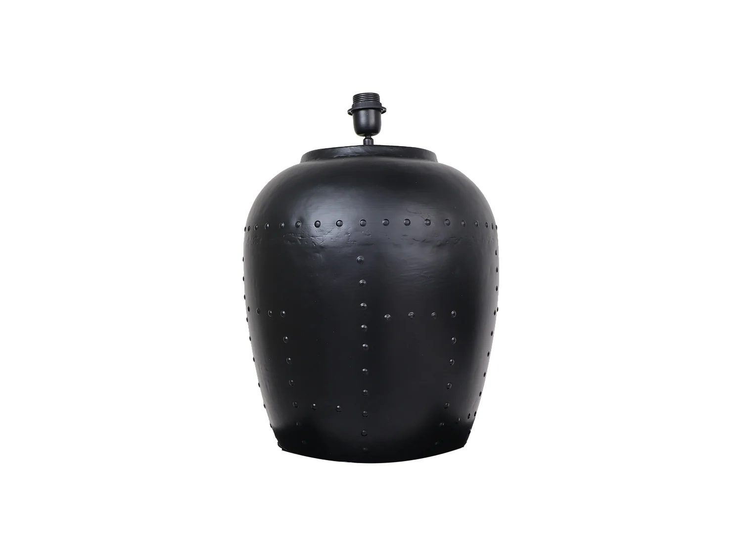 Lampe de table grande avec clous - Noir 36*36*50