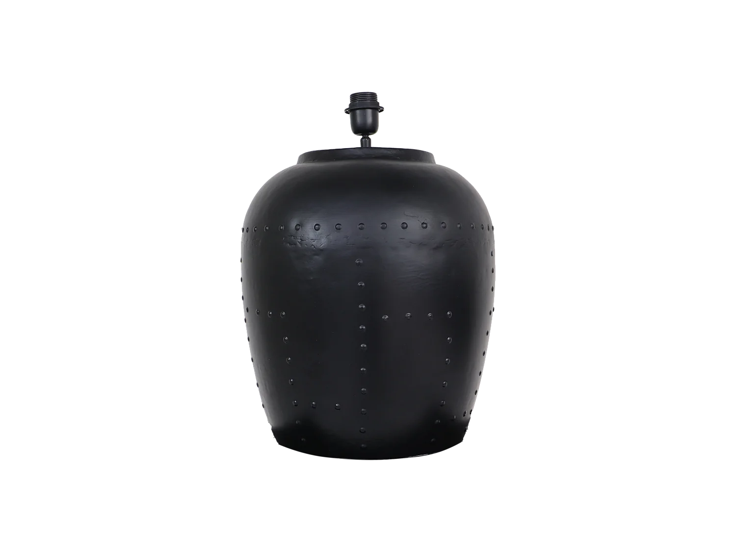 Lampe de table grande avec clous - Noir 36*36*50