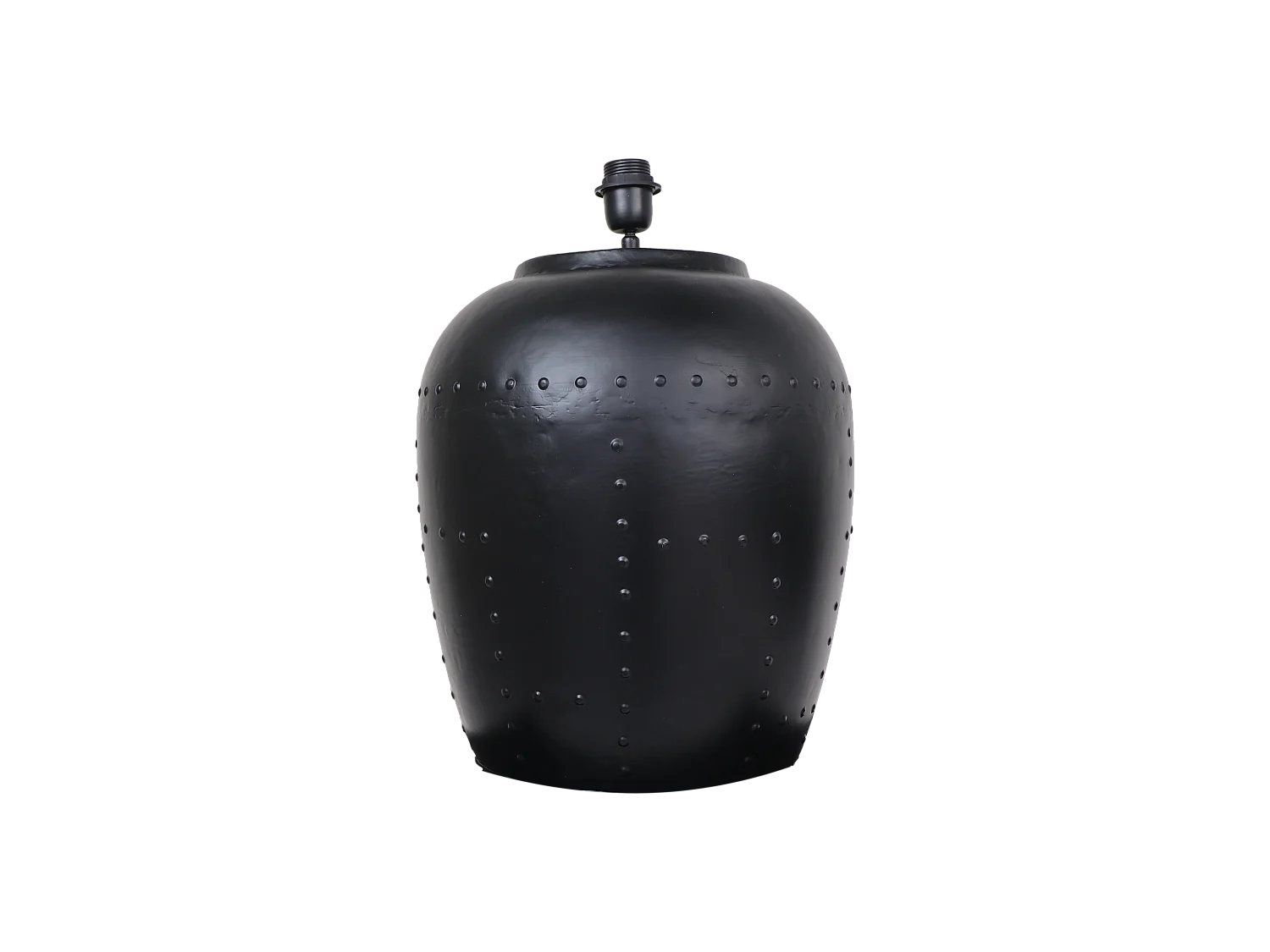 Lampe de table grande avec clous - Noir 36*36*50