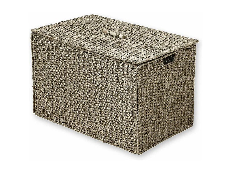 Coffre Pliable en Jonc de mer avec couvercle