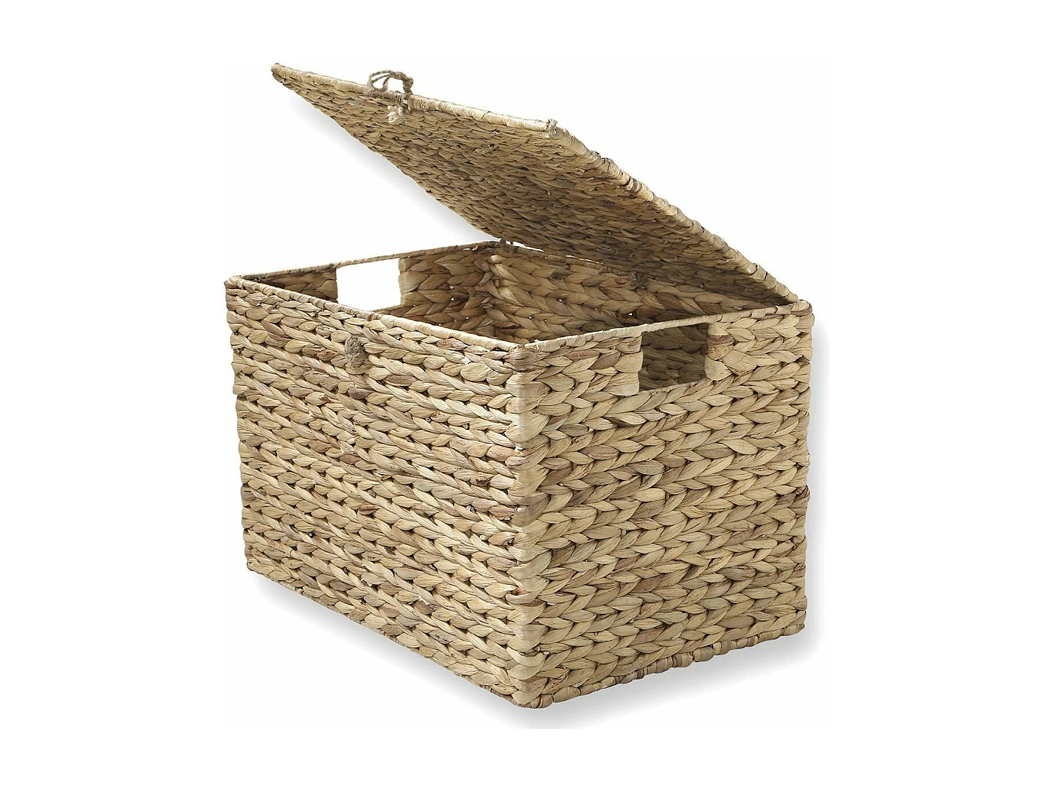 Coffre en Jacinthe d'Eau avec Couvercle