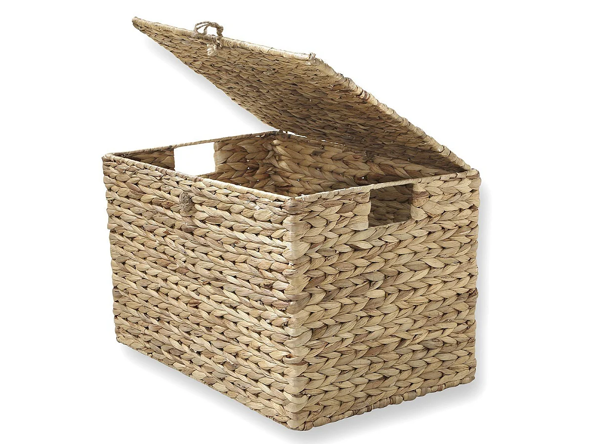 Coffre en Jacinthe d'Eau avec Couvercle