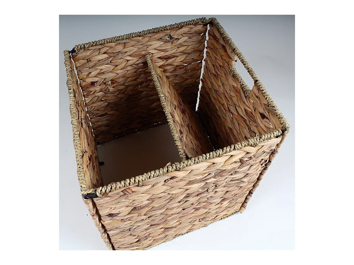 Caja de almacenaje de jacinto de agua - 28 x 28 x 28 cm