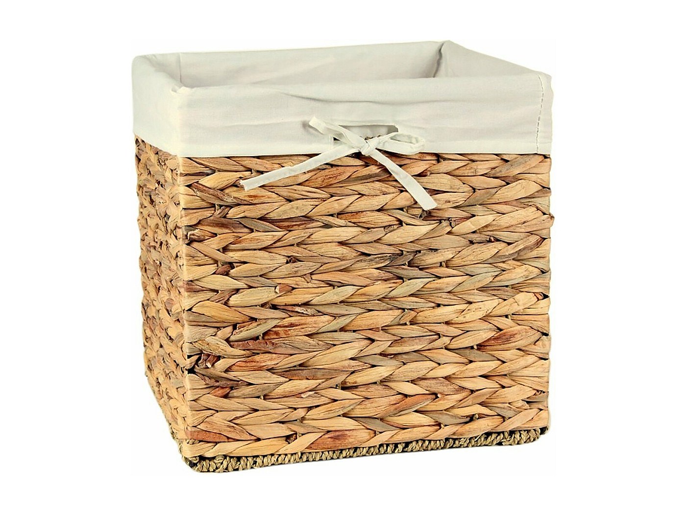 Cestini In Vimini Intrecciati A Mano In Giacinto D'Acqua, Rettangolari Con Manici In Legno, Confezione Da 2 – Perfetti Per Asciugamani, Frutta E Verdura - 4