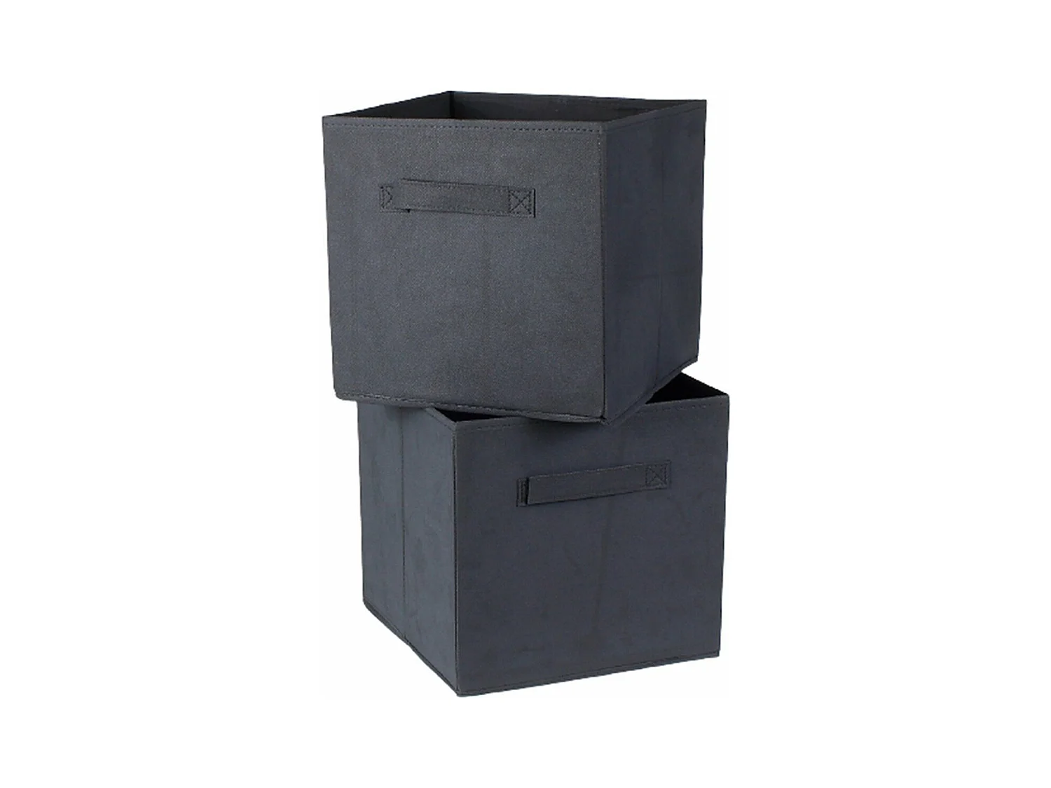 Cube de rangement intissé 28x28cm - Lot de 2