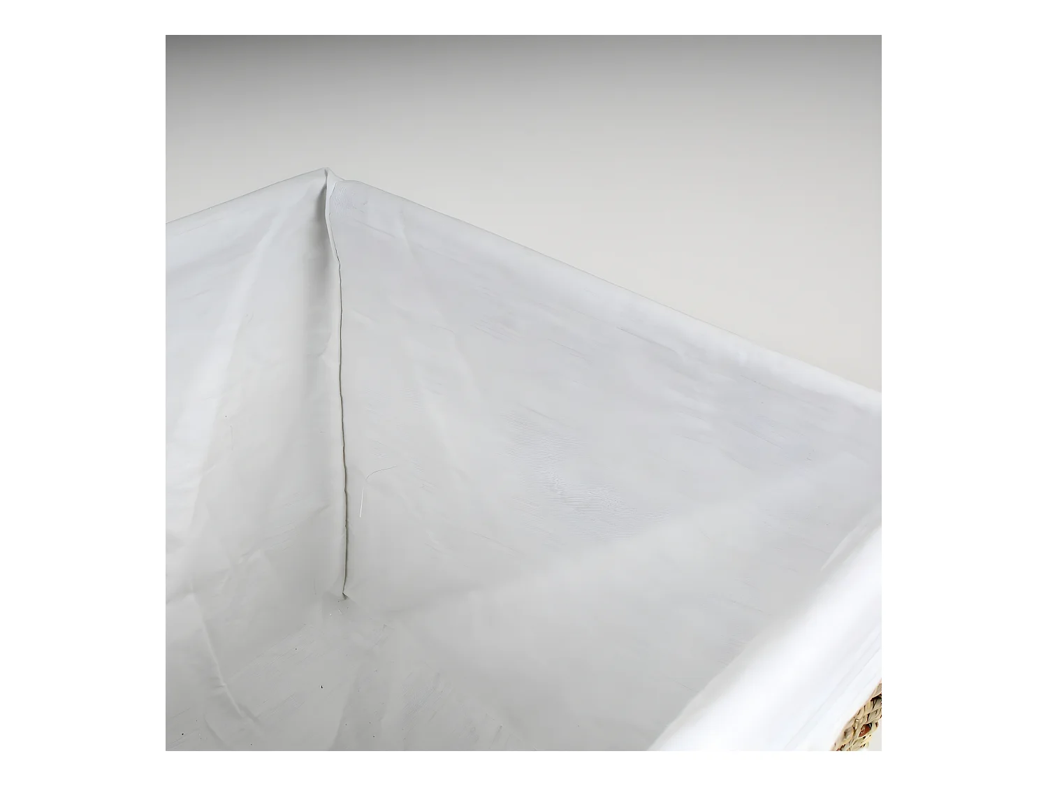 Caja de almacenaje plegable de junco marino - 32 x 32 x 32 cm