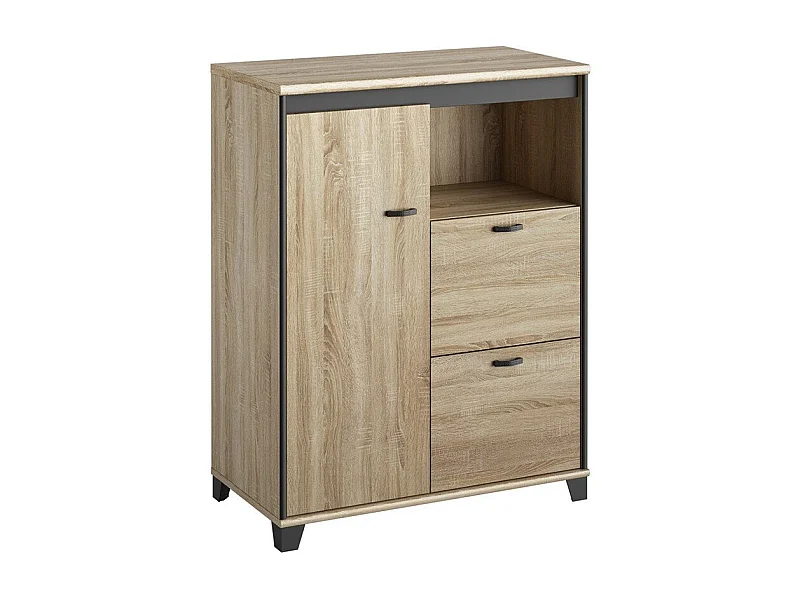 Meuble Rangement 1 porte 2 tiroirs Mambo - Fabrication Française