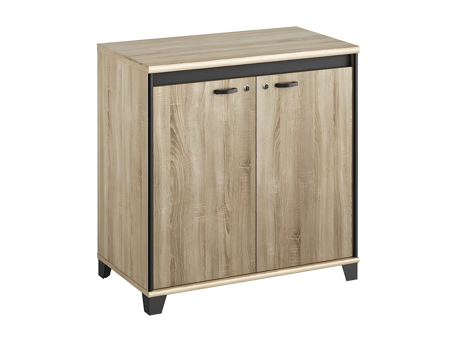 Mueble bajo 2 puertas Mambo - Fabricación francesa