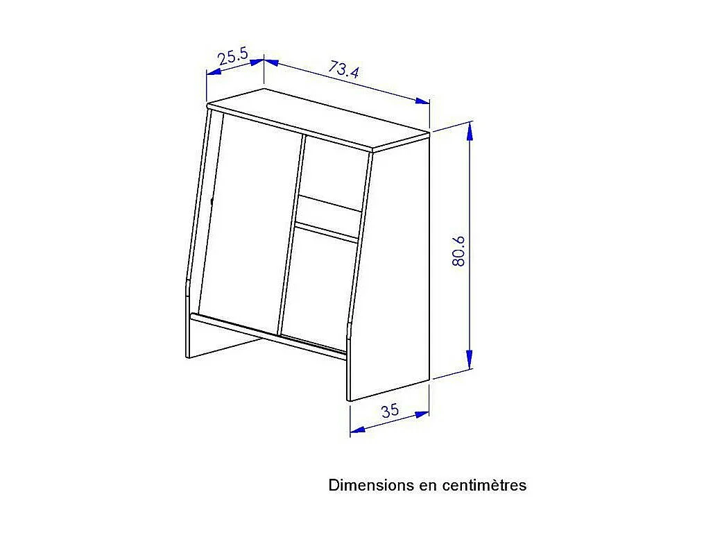 Almacenaje lúdico 1 puerta 81cm