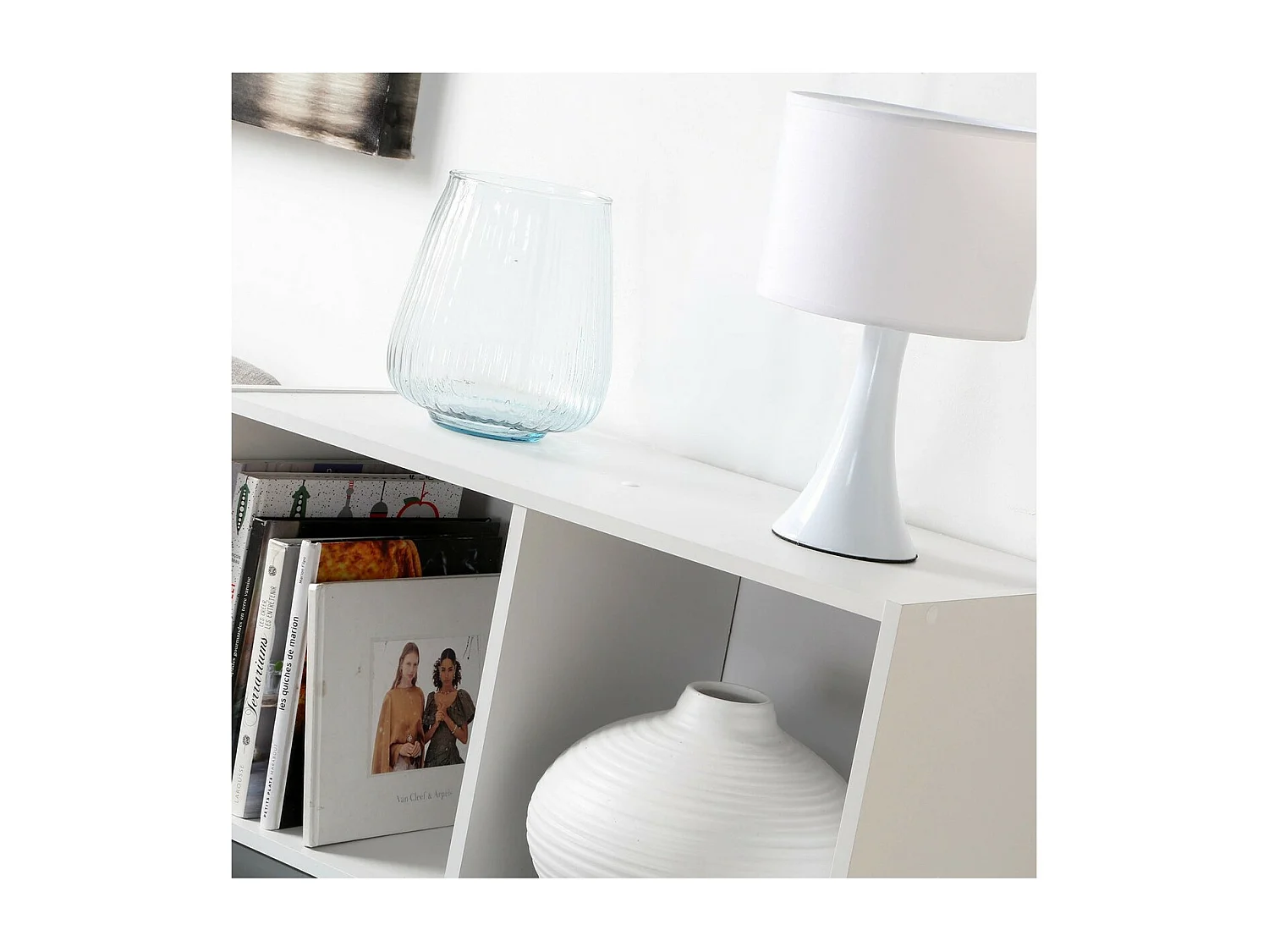 Etagère de rangement 4 casiers avec un tiroir