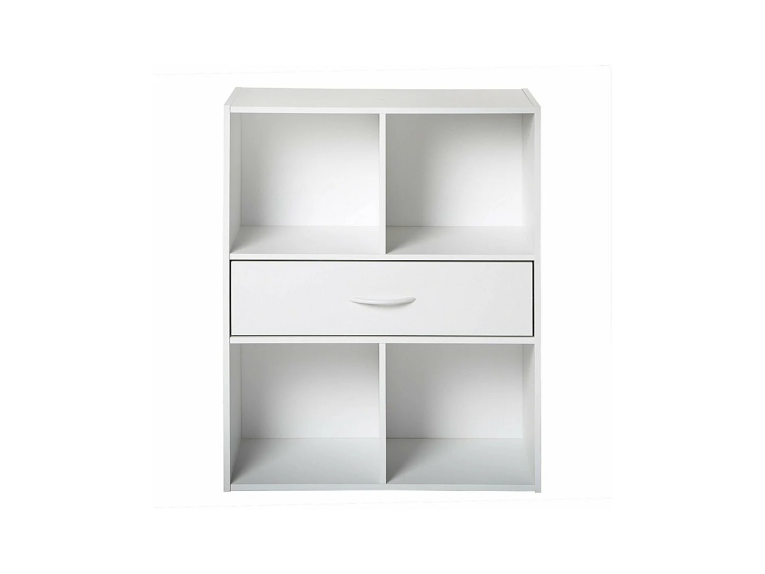Etagère de rangement 4 casiers avec un tiroir