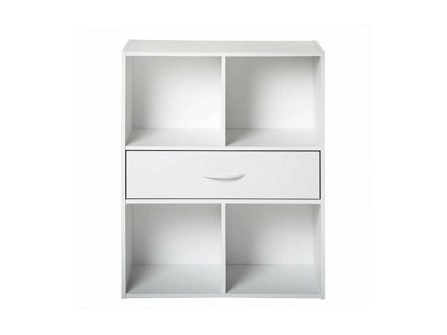 Etagère de rangement 4 casiers avec un tiroir