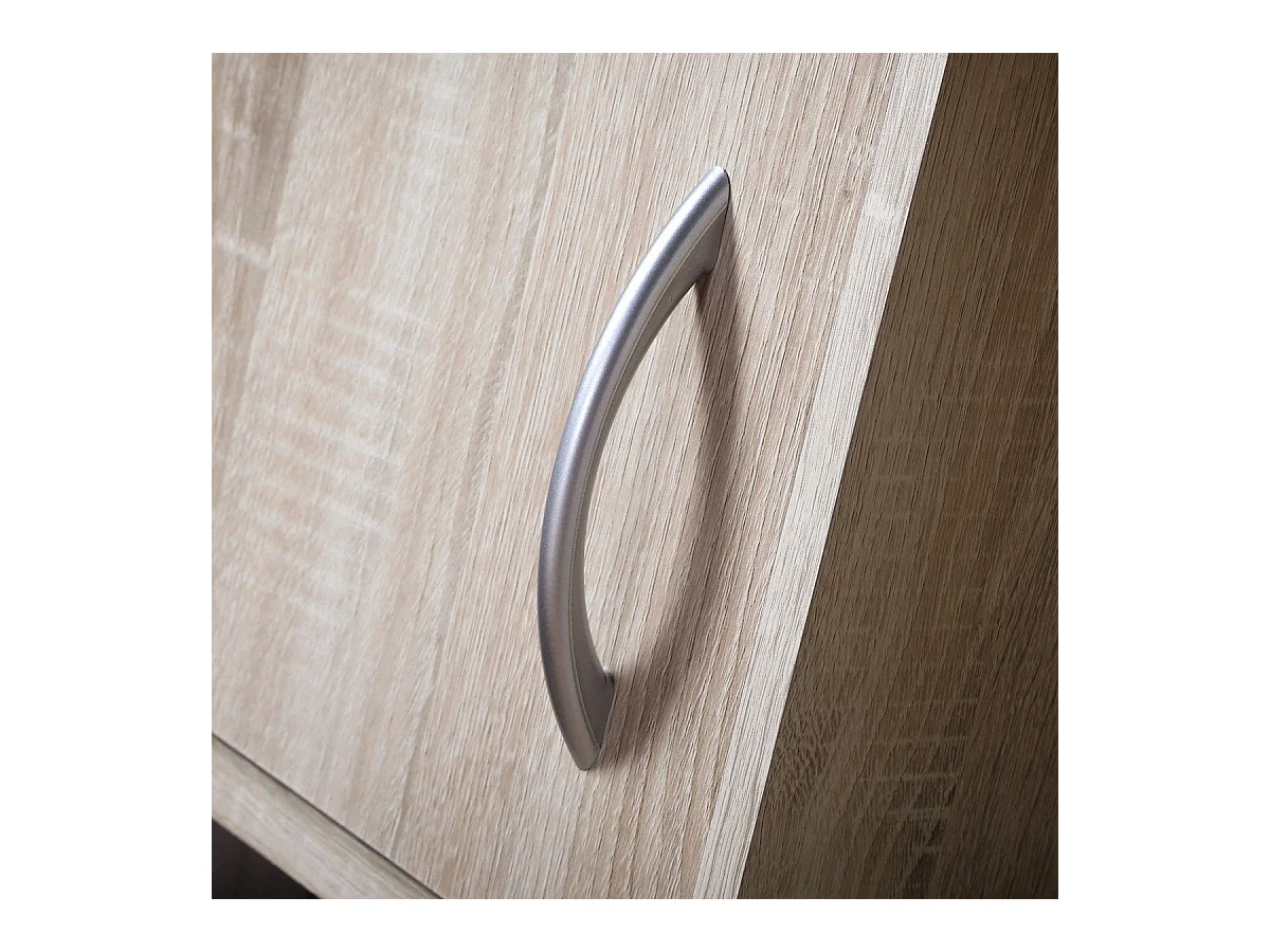 Etagère de rangement 6 cases 2 portes