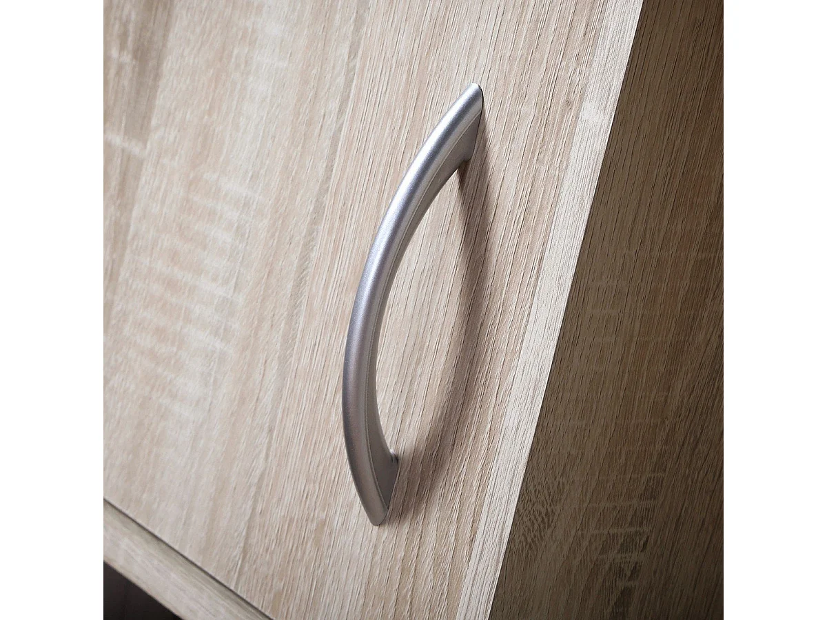 Etagère de rangement 6 cases 2 portes