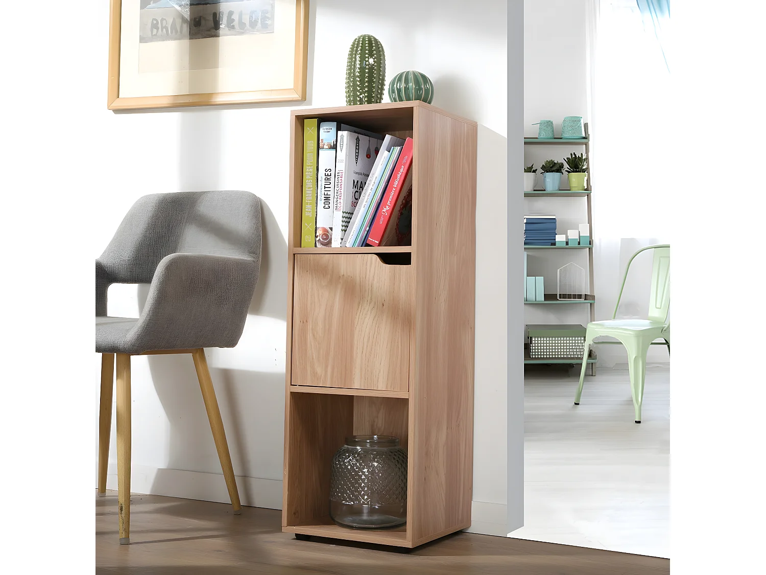 Meuble 3 cases avec une porte - Modu