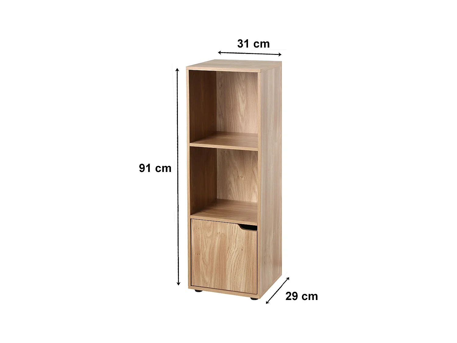 Meuble 3 cases avec une porte - Modu