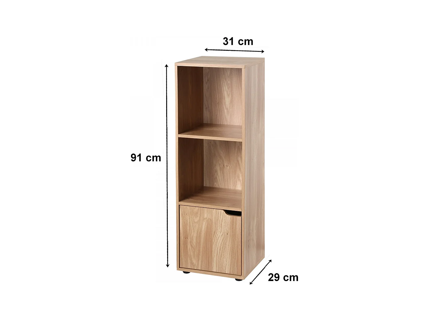 Meuble 3 cases avec une porte - Modu
