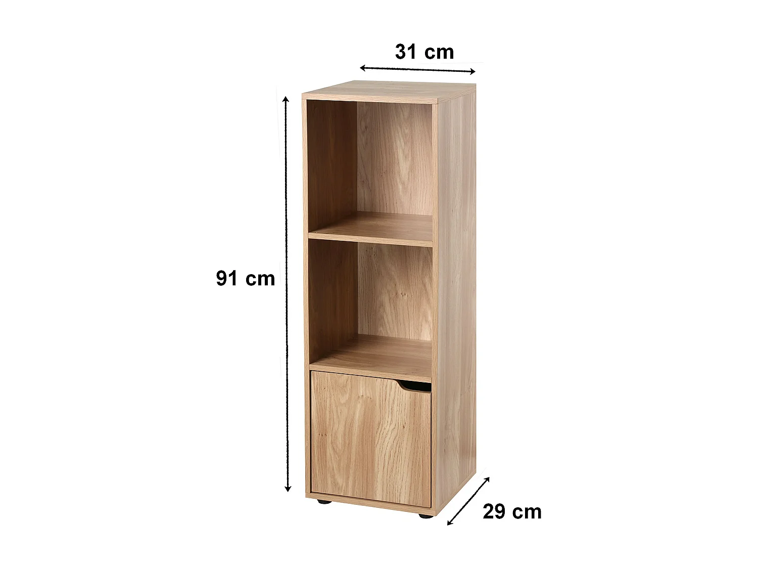 Meuble 3 cases avec une porte - Modu