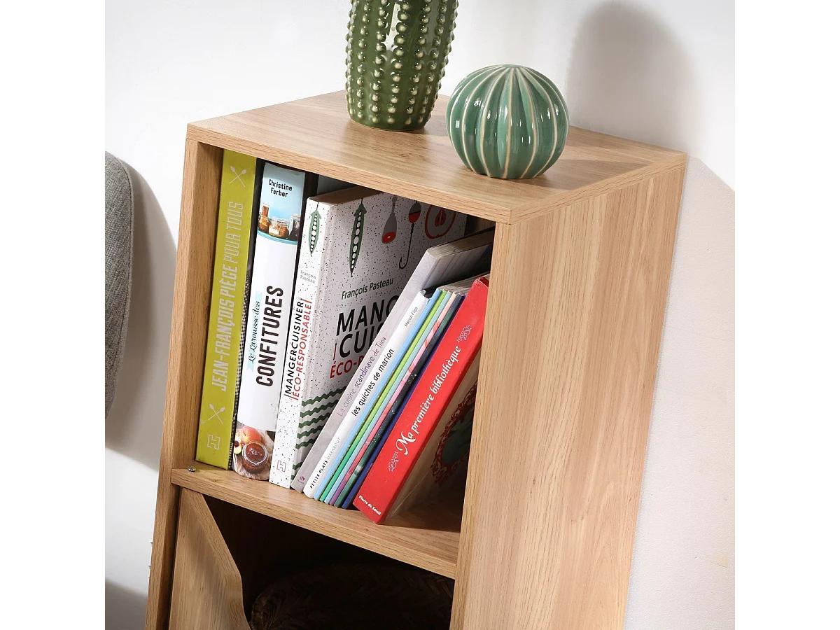 Scaffale a 3 scomparti con un'anta - Modu