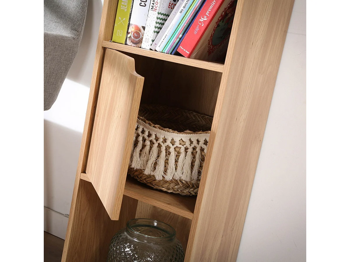 Scaffale a 3 scomparti con un'anta - Modu