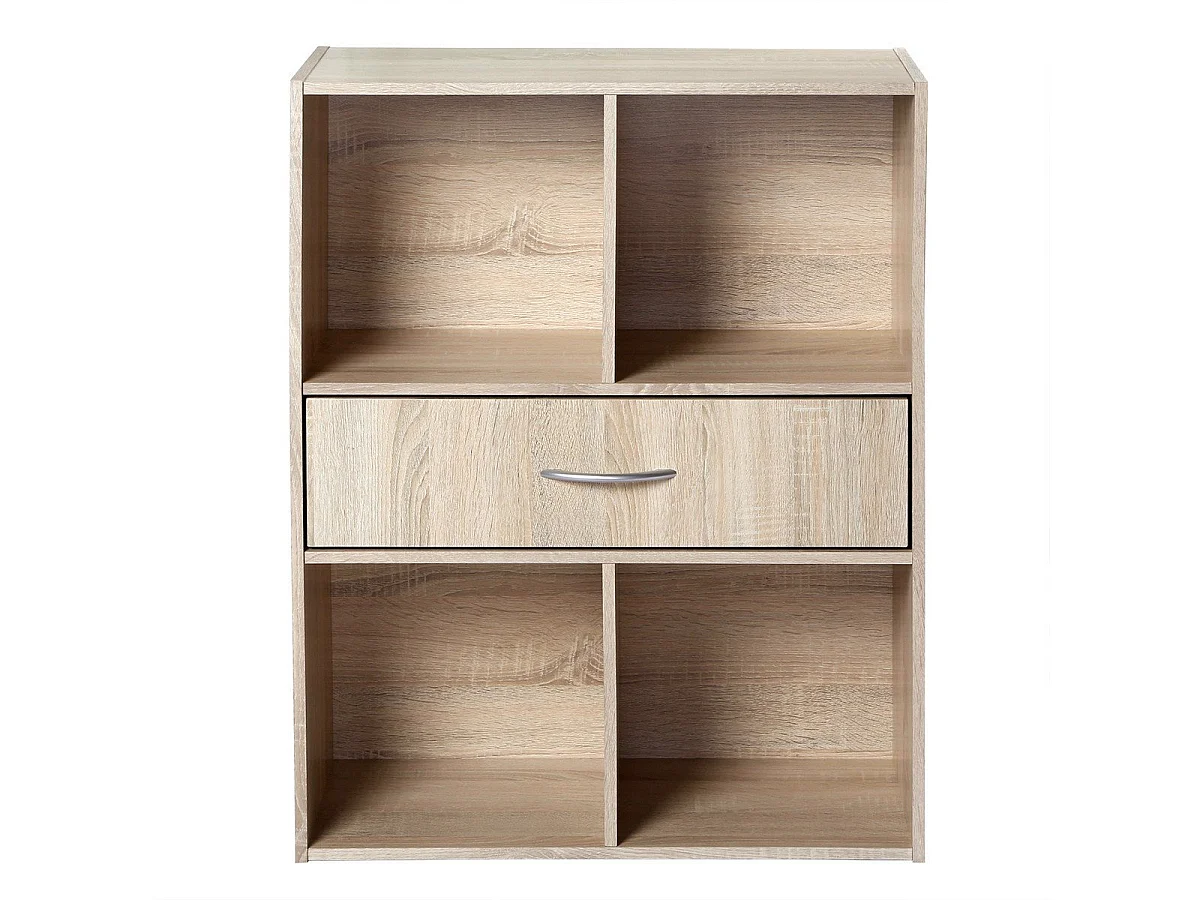 Etagère de rangement 4 casiers avec un tiroir