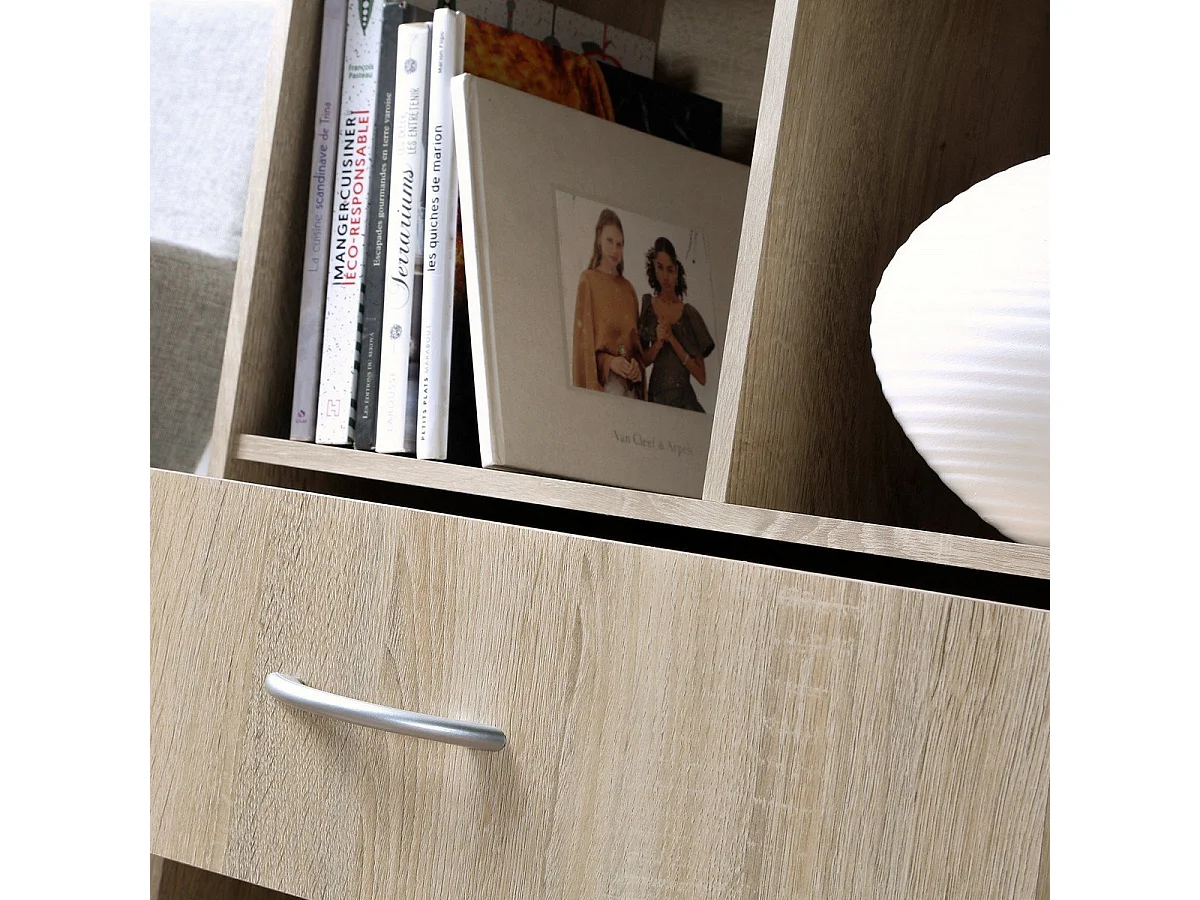 Etagère de rangement 4 casiers avec un tiroir