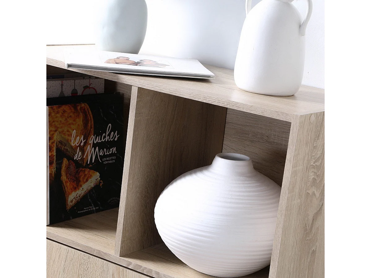 Etagère de rangement 4 casiers avec un tiroir